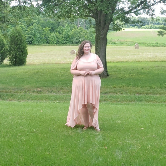 boohoo occasion dress plus size